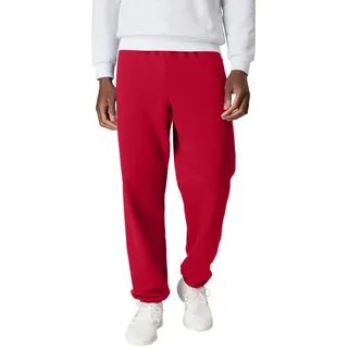 Hanes Herren EcoSmart Sweatpantecosmart Ohne Taschen Hose, Rot Deep Red, XXL