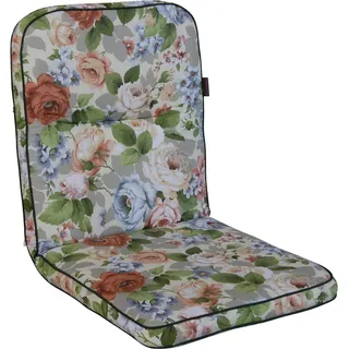 Angerer Stuhlauflage Niedrig Wolfgangsee Creme Blumen