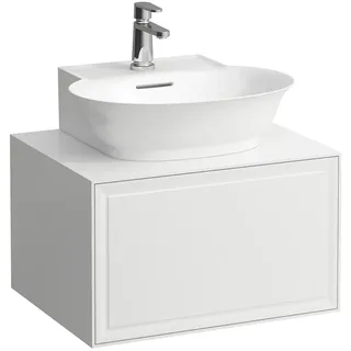 LAUFEN THE NEW CLASSIC Schubladenelement, 1 Schublade, zu Aufsatz-Handwaschbecken H816852, 575x455x345mm, H4060030856271, Farbe: Verkehrsgrau