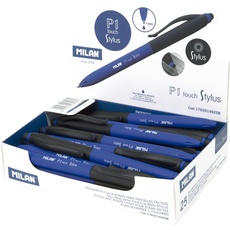 MILAN Präsentationsbox P1 Touch Stylus, Blaue Tinte, 25 Stück