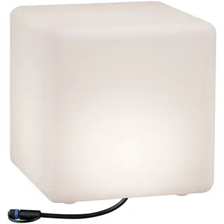 Paulmann Dekoleuchte Kunststoff 30 cm IP67 dimmbar weiß