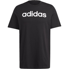 Bild von Essentials Single Jersey Linear Embroidered Logo T-Shirt Schwarz, S
