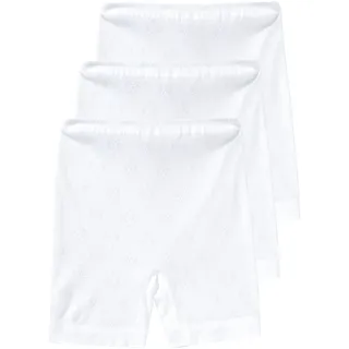 Lange Unterhose SPEIDEL "Nora", Damen, Gr. 48, 3 Stk., weiß, Jacquard, Obermaterial: 100% Baumwolle, unifarben, Unterhosen Lange Unterhose, hochwertig, elastisch, bequem, stilvoll, mitellang, Baumwolle