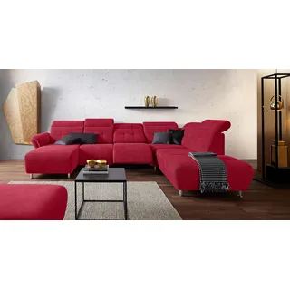 Home Affaire Wohnlandschaft Mikrofaser 2-Sitzer Rot