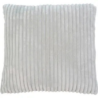 Gözze Cord-Optik Dekokissen 50 x 50 cm Silber