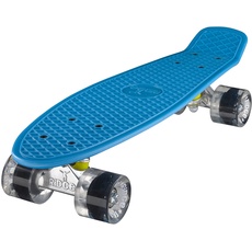 Ridge Skateboard Mini Cruiser, blau-klar, 22 Zoll, R22