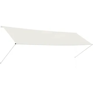 vidaXL Einziehbare Markise 400×150 cm Creme - Creme