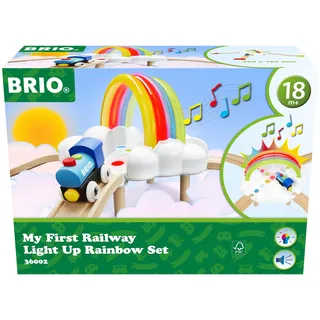 BRIO Mein erstes Bahn Regenbogen-Set (63600200)