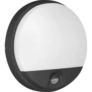 Adviti Agat Modern Aussenlampe LED schwarz 4000K IP54 mit Bewegungsmelder 850 lm