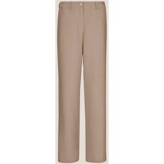 Madeleine Bügelfaltenhose »Palazzohose Elegante Stretchhose mit Bügelfalten«, weiß