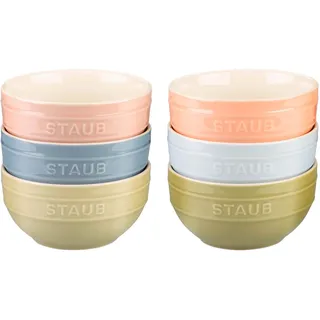 Staub Schüssel Set 14 cm Mehrfarbig 6-tlg.