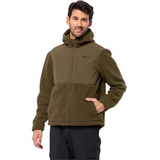 Jack Wolfskin Herren FELSLICHT Hooded JKT M Fleece-Jacke, Cottage, M