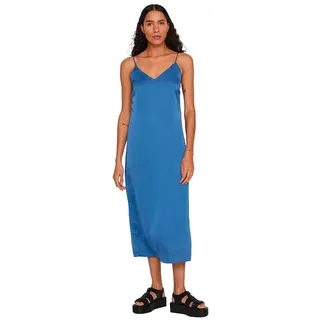 Vila Damen Viellette Singlet Satin Dress/Su - Noos Kleid, Federal Blue, 44 EU