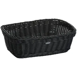 Westmark Aufbewahrungskorb - geflochtener Mehrzweck Korb aus Synthetikfaser - ideal als Brotkorb, Geschenkkorb & Co. - Saleen Edition (schwarz)