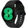 Galaxy Watch4 BT 39 mm Aluminiumgehäuse schwarz Sportarmband schwarz S/M