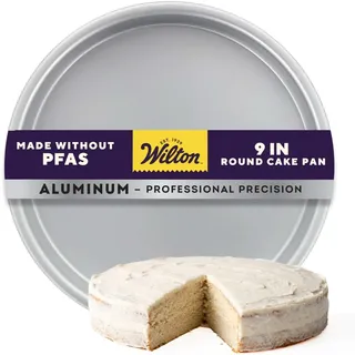 Wilton Performance Pans Backform, Ø 23 cm, 2 Stück | Runde Kuchenform, Gleichmäßige Wärmeverteilung, Kuchenblech, Tortenform, Kuchenbackform