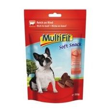 MultiFit Soft Snack 3x70g Rind