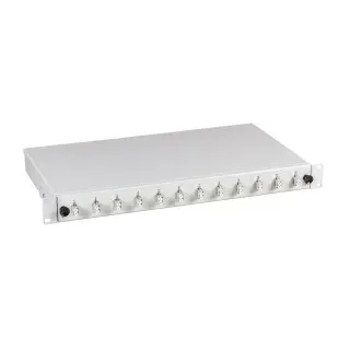 EFB B61921TS.12 Spleißbox sw teilbestückt LC SM ausziehbar 12 Kuppl. B61921TS12