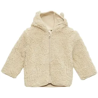 s.Oliver Teddyplüsch-Jacke mit Öhrchen helles beige 92