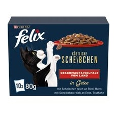 Felix  Köstliche Scheibchen 10 x 80 g Geschmacksvielfalt vom Land