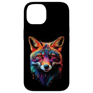 Lustiges Fuchs Fox Kunst Tierliebhaber Wildtier Natur Füchse Hülle für iPhone 14