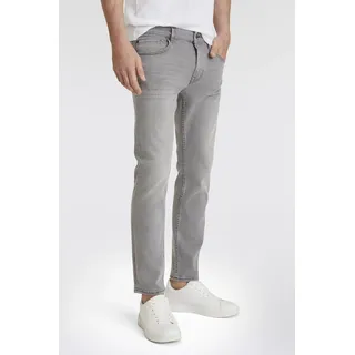 5-Pocket-Jeans MARC O'POLO "SJÖBO shaped", Herren, Gr. 30, Länge 30, grau (light grau wash), Denim/Jeans, Obermaterial: 90% Baumwolle, 9% Polyester, 1% Elasthan, Jeans 5-Pocket-Jeans