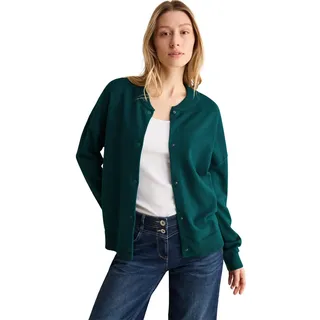 CECIL Damen B253907 College Cardigan, Petrol Green, L EU