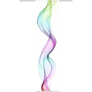 HOME WOHNIDEEN Home fashion Edmonton Schiebevorhang, Canvas, Bunt, 245X60 cm