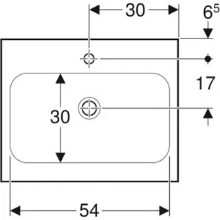 Geberit iCon Aufsatzwaschtisch 501847007