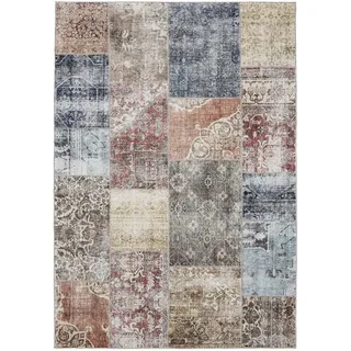 benuta Vintage-Teppich, Mehrfarbig, Kunststoff, Vintage, Ethno-Style, Shabby Chic - Pflegeleicht