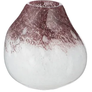 Casablanca by Gilde Tischvase »Vidro, Dekovase«, (1 St.), Vase aus durchgefärbtem Glas, lila