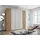 Drehtürenschrank Monaco 246,3 x 236 x 58 cm Beige