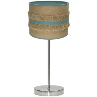 Zarivy Tischlampe, 1 x e14, Nickel, Türkis, 43 x 17 x 17 cm, ideal für Dekoration und Organisation in Arbeitsräumen oder Studio.