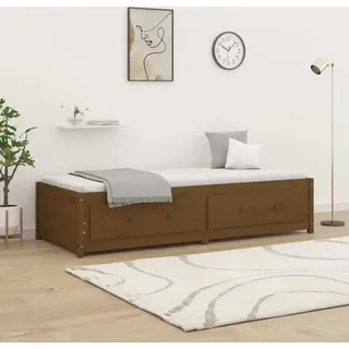 The Living Store Tagesbett Honigbraun 80x200 cm Massivholz Kiefer - Braun