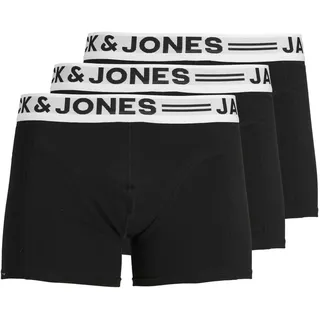 JACK & JONES Sense Trunks schwarz XXL 3er Pack