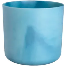Bild Blumentopf Blau Kunststoff
