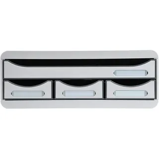 Exacompta Toolbox Office 27 x 35,5 x 13,5 cm 4-tlg. lichtgrau