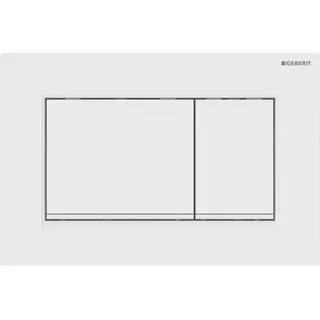 Sigma30 Betätigungsplatte für 2-Mengen-Spülung weiß/weiß matt 115.883.11.1