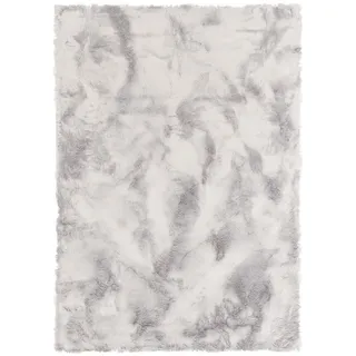 Pergamon Luxus Super Soft Fellteppich Aspen Meliert , Hellgrau , Textil , 90x160 cm , Teppiche und Böden, Teppiche, Schaffelle & Kuhfelle