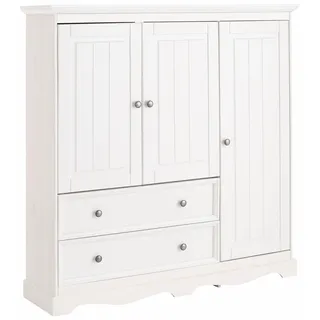 Home Affaire »Melissa, Kinderkleiderschrank«, Wäscheschrank,aus massivem Kiefer, mit Sockelleiste, Breite 138 cm