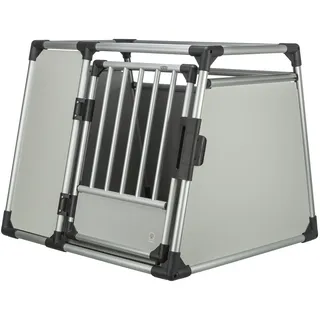 Trixie Transportbox Aluminium L-XL 94x88x75cm silber/hellgrau