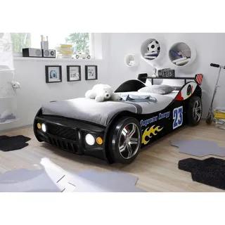 Begabino Autobett Energy 90 x 200 cm Lack Schwarz