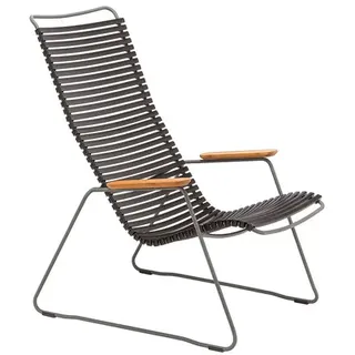 Lounge Chair Click Houe schwarz, Designer Henrik Pedersen, 92x64x100 cm
