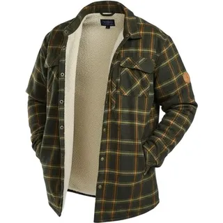 PINEWOOD Pile Overshirt Dark Green/Bronze XXL