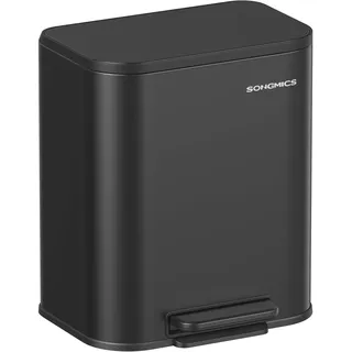 Songmics Mülleimer 20 l Tintenschwarz