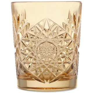 LIBBEY 71100 Trinkglas/Cocktailglas, D.O.F. "HOBSTAR", 355 ml, orange 12er Set