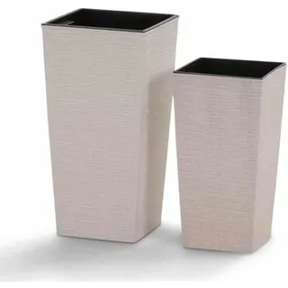 Siena Garden Eco Nizza 30 x 30 x 57 cm Weiß