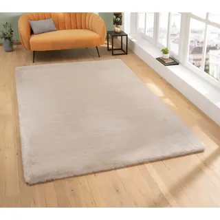 Fellteppich OTTO HOME "Rabbit, Kunstfell, Kaninchenfell-Haptik, Microfaser" Gr. 6, beige, B:200cm H:42mm L:300cm, Kunstfaser, Teppiche, Fellteppich, besonders hoch und flauschig, Wohnzimmer, Schlafzimmer, Kinderzimmer