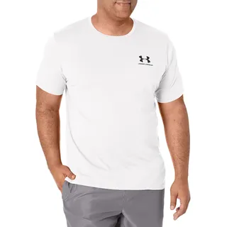 Under Armour Sportstyle Left Chest Kurzarm-T-Shirt Weiß L
