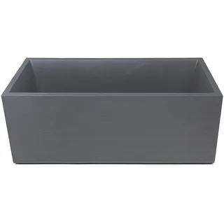 Ondis24 Pflanzkübel Vulkan 98 l hellgrau